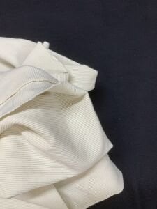 Krem Kaşkorse (Ribana Fitilli) Kumaş, Parça 65x120 cm