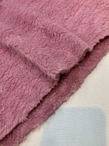 Pembe Welsoft Kumaş Çift Taraflı -  Yumuşak Tok Doku