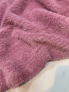 Pembe Welsoft Kumaş Çift Taraflı -  Yumuşak Tok Doku