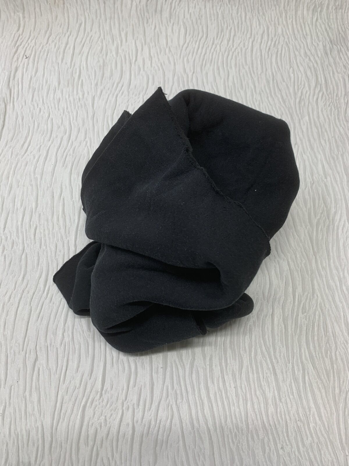 Orta Kalite Şardonlu 3 İplik Kumaş, Parça 75x190 cm - Siyah