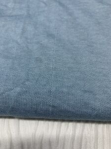 Pamuk Polyester Lakost Kumaş, Parça 310x185 cm - Mavi (İĞNE İZİ VAR)