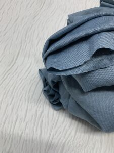 Pamuk Polyester Lakost Kumaş, Parça 310x185 cm - Mavi (İĞNE İZİ VAR)