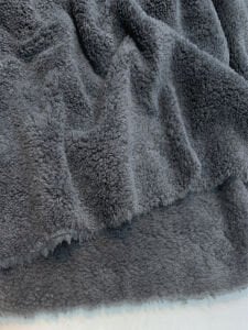 Füme Welsoft Kumaş Çift Taraflı -  Yumuşak Tok Doku