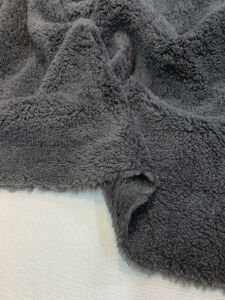 Füme Welsoft Kumaş Çift Taraflı -  Yumuşak Tok Doku