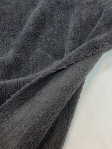 Füme Welsoft Kumaş Çift Taraflı -  Yumuşak Tok Doku