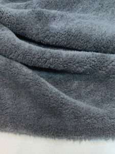 Füme Welsoft Kumaş Çift Taraflı -  Yumuşak Tok Doku