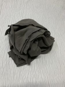 İnce Ribana Kumaş - Parça 75x160 cm - Füme