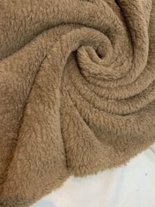 Kahverengi Welsoft Kumaş Çift Taraflı -  (İĞNE İZİ VAR)