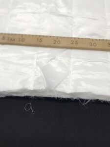 Kaptione Kumaş Tek Taraflı Beyaz, Parça 160x140 cm