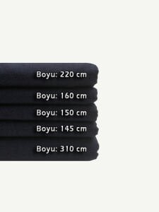 Kot Kumaş Seti Hafif Esnek Dökümlü, Boyları 145-310 cm arası 5 adet