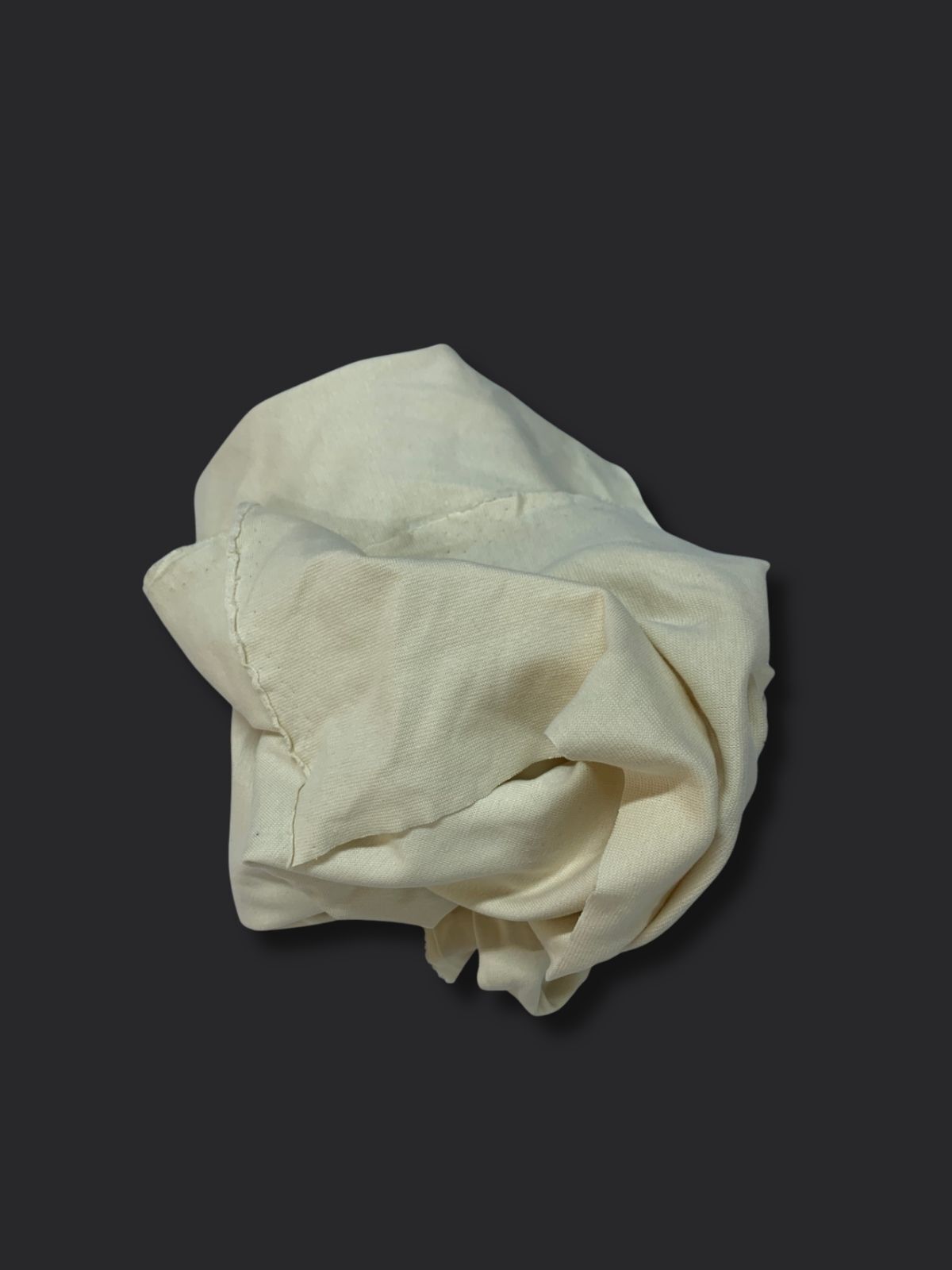 Krem İnce Ribana Kumaş, Parça 75x170 cm