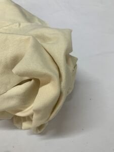 Krem İnce Ribana Kumaş, Parça 75x170 cm