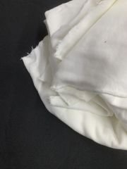 Şardonlu 3 İplik Kumaş Parça 65x180 cm Ekru
