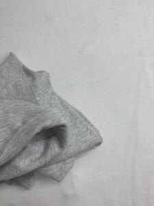 Gri Esnek Bebe Ribanası Penye Kumaş, Parça 75x170 cm