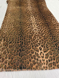 Leopar Desenli Şifon Kumaş