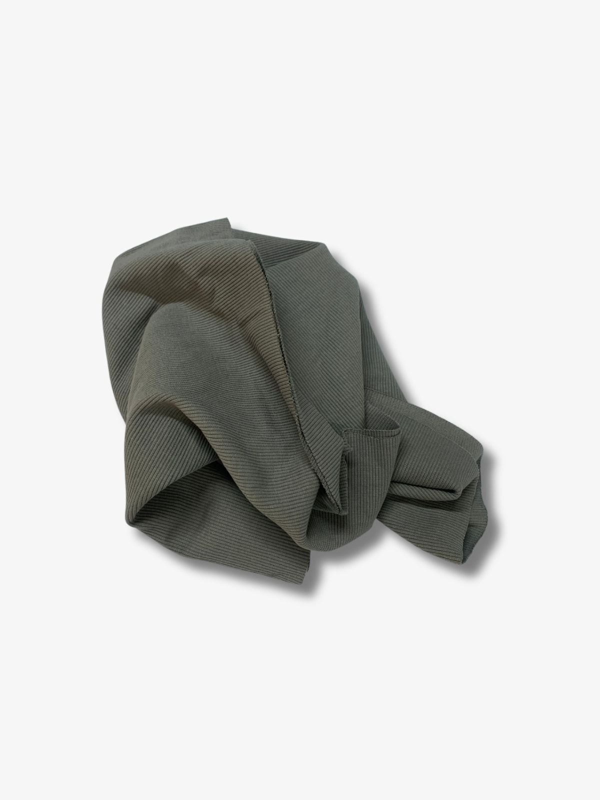 Haki Kaşkorse (Ribana Fitilli) Kumaş, Parça 25x110 cm