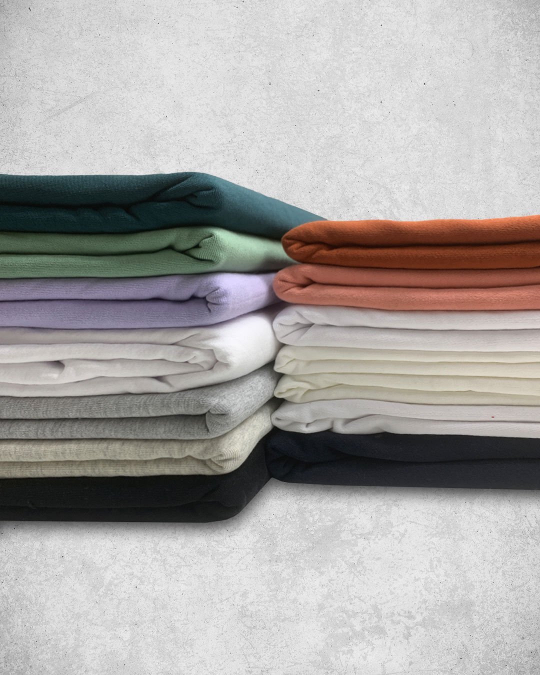 3 İplik Penye Kumaş Seti, Boyları 75-90 cm arası 14 adet