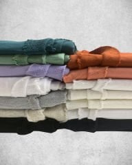 3 İplik Penye Kumaş Seti, Boyları 75-90 cm arası 14 adet