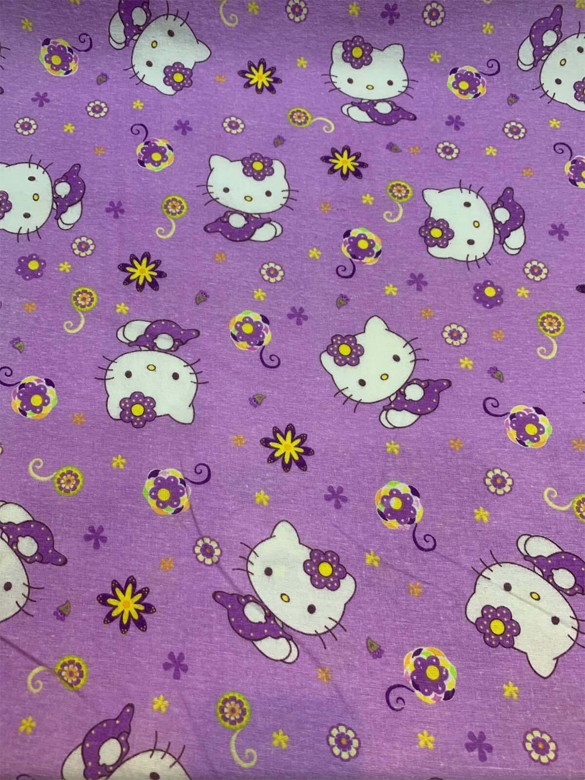 Pazen Kumaş - Hello Kitty Desenli, En: 90 cm