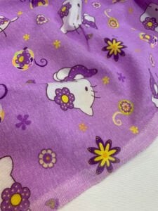 Pazen Kumaş - Hello Kitty Desenli, En: 90 cm