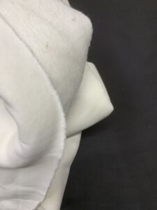 Şardonlu 3 İplik Kumaş, Parça 70x180 cm - Ekru