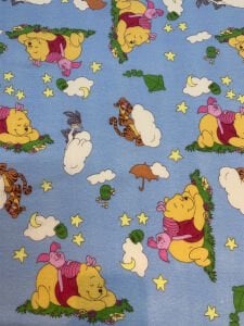 Pazen Kumaş - Winnie The Pooh Desenli, En: 90 cm