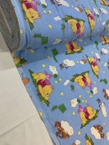 Pazen Kumaş - Winnie The Pooh Desenli, En: 90 cm