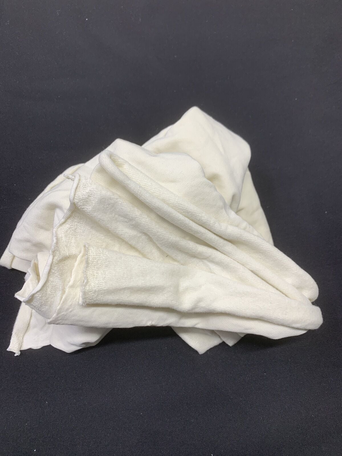 Hafif Şardonlu Pamuk 2 İplik Kumaş, Parça 80x190 cm - Krem