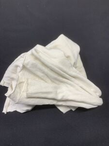 Hafif Şardonlu Pamuk 2 İplik Kumaş, Parça 80x190 cm - Krem