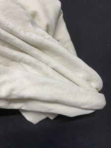 Hafif Şardonlu Pamuk 2 İplik Kumaş, Parça 80x190 cm - Krem