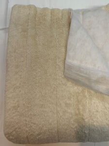 Krem Peluş Kapitone Kumaş - Tek Taraflı