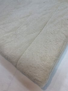 Krem Peluş Kapitone Kumaş - Tek Taraflı