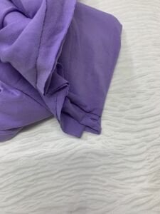 Likralı Süprem Kumaş, Parça 80x170 cm - Lila