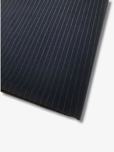 Lacivert Sim Çizgili Dış Giyimlik Hafif Esnek Klasik Kumaş, Parça 160x140 cm