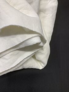 Şardonlu 3 İplik Kumaş, Parça 80x180 cm - Ekru