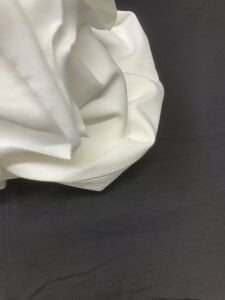 İnce Ribana Kumaş - Parça 75x180 cm - Ekru