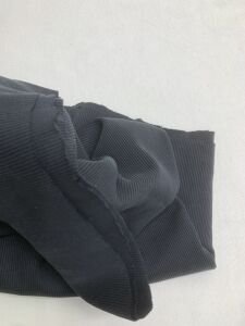 Lacivert Kaşkorse (Ribana) Kumaş, Parça 60x140 cm