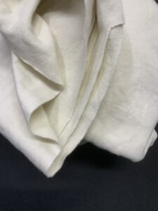 2 İplik Benzeri Kumaş, Parça 170x130 cm - Krem Rengi