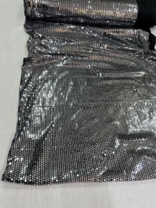 Gümüş Pullu Zara Payet Kumaş