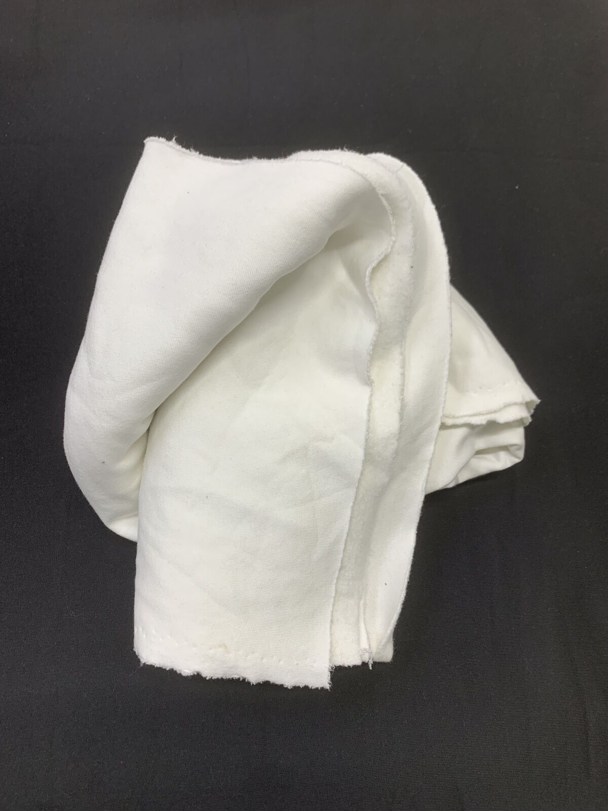 İnce Şardonlu 3 İplik Kumaş, Parça 90x180 cm - Ekru