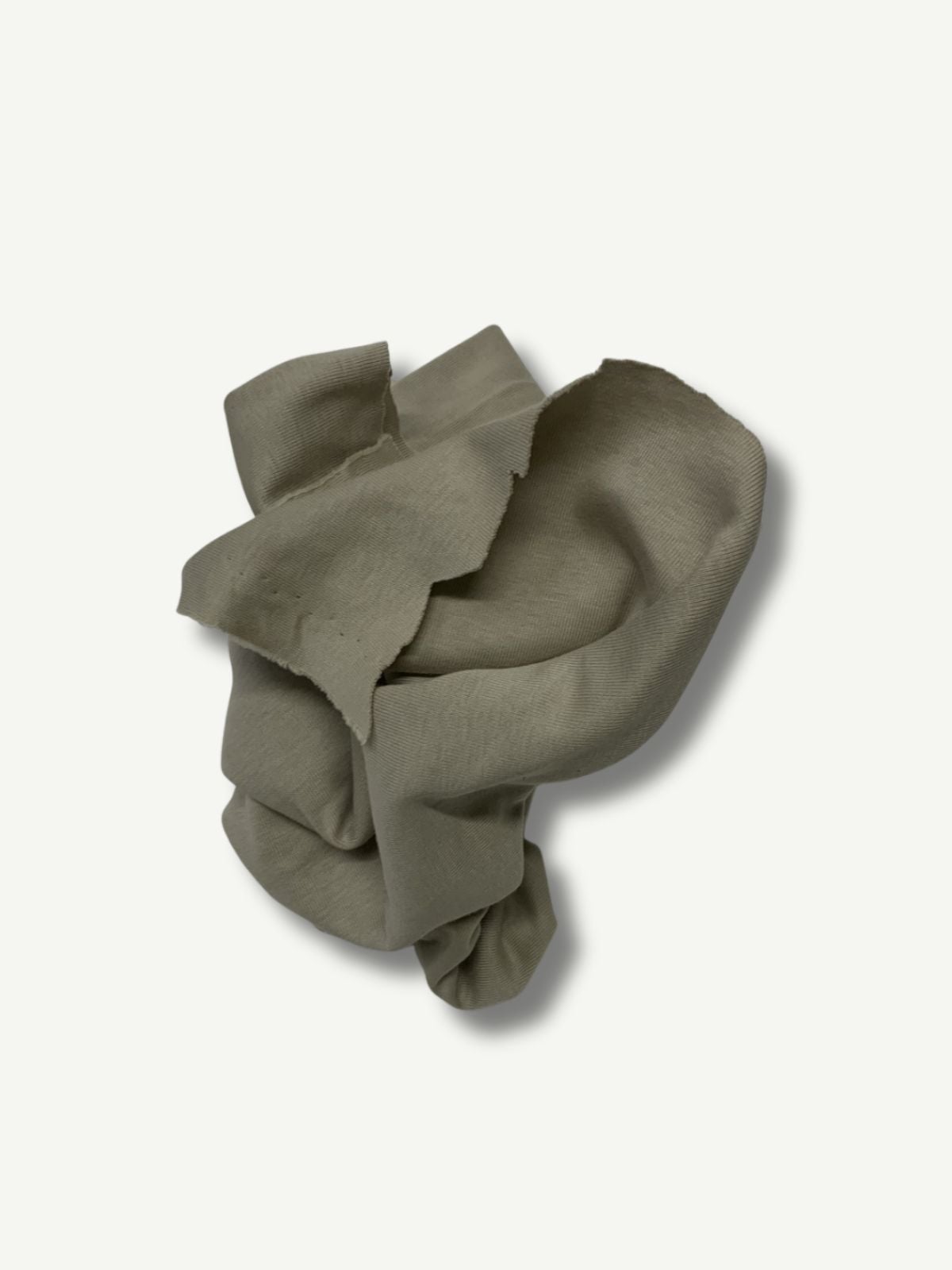 Bebe Ribanası Penye, Parça 45x170 cm - Küf Yeşili