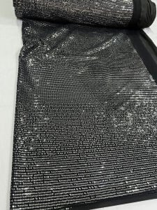 Küçük Gümüş Pullu Zara Payet Kumaş