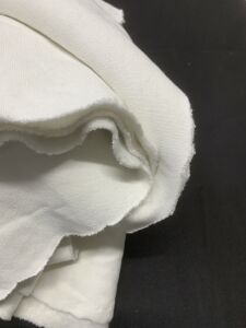 Şardonlu 3 İplik Kumaş, Parça 85x180 cm - Ekru (HAFİF KİR VAR)