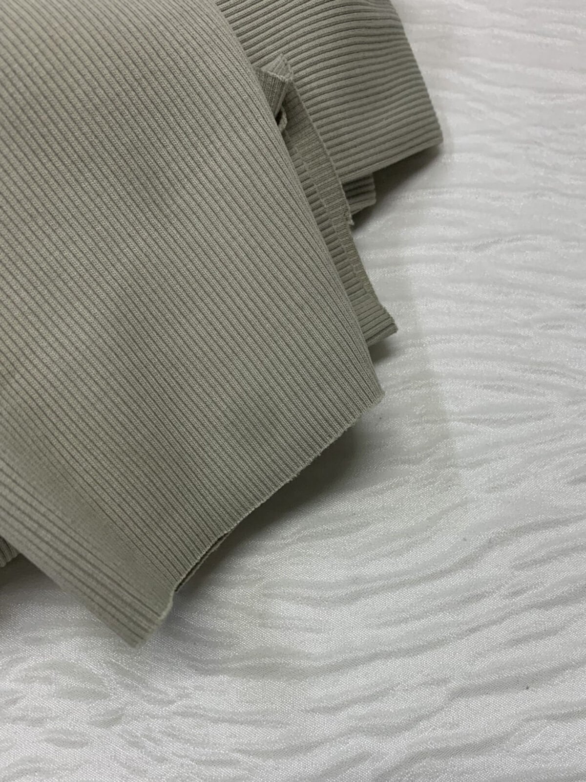 Ribana Fitilli Kumaş, Parça 40x120 cm - Gri