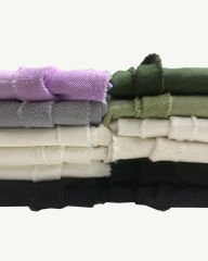 3 İplik Penye Kumaş Seti, Boyları 80-90 cm arası 12 adet