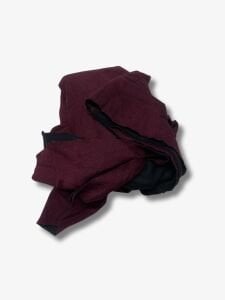 Ecrin Kumaş Kışlık Penye, Parça 95x165 cm Bordo Renk