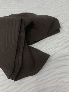 Ribana Fitilli Kumaş, Parça 25x110 cm - Acı Kahve