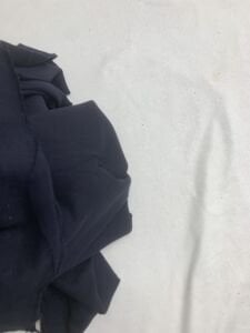 Lacivert Pamuk Polyester Lakost Kumaş, Parça 80x180 cm