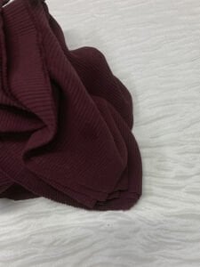 Ribana Fitilli Kumaş, Parça 25x110 cm - Bordo