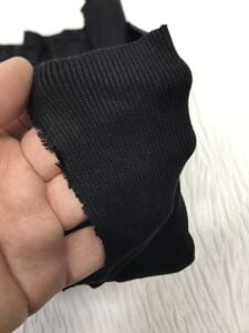 Ribana Fitilli Kumaş Siyah – Parça 95x130 cm